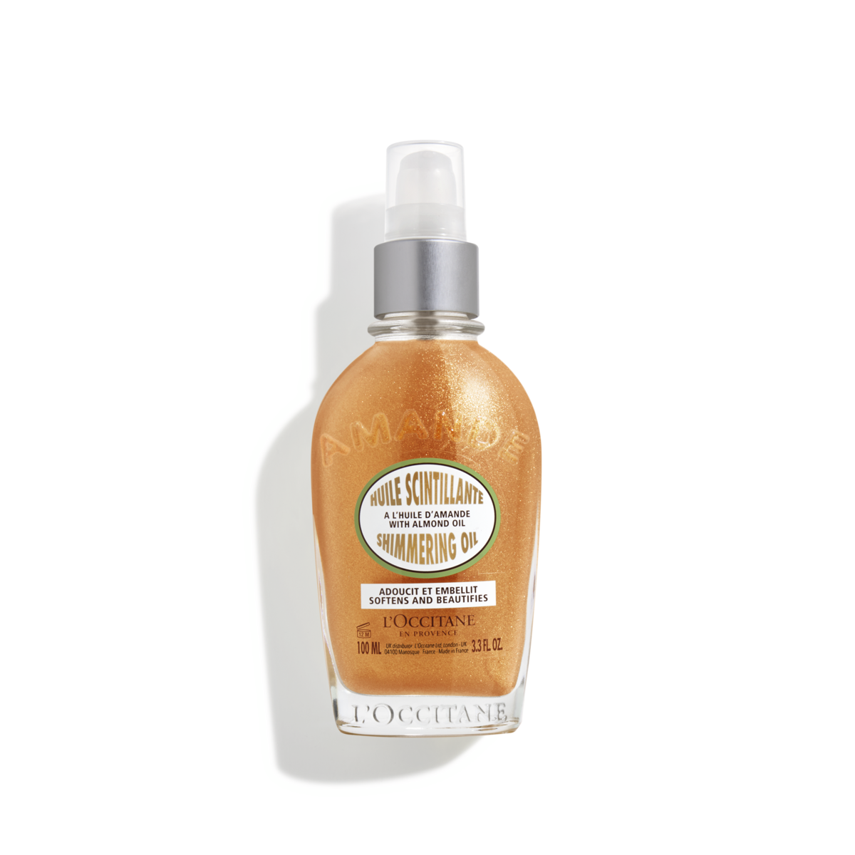 Óleo Corporal Iluminador Amêndoa 100ml